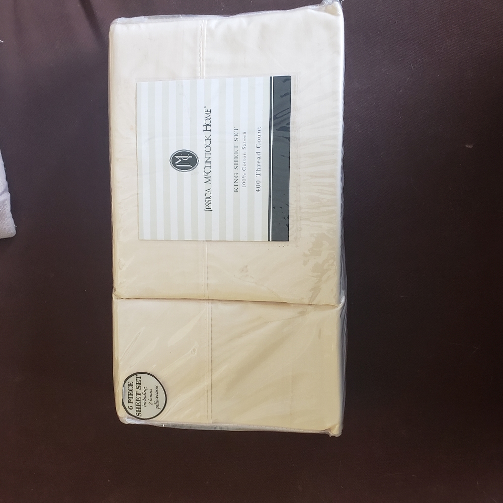 6 piece king sheet set